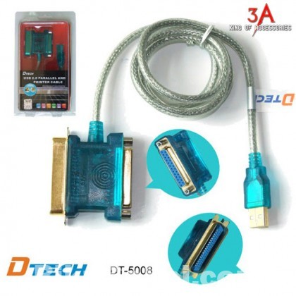 Dtech Geunuine DT-5008 USB to DB25 port + CN36 pin cable